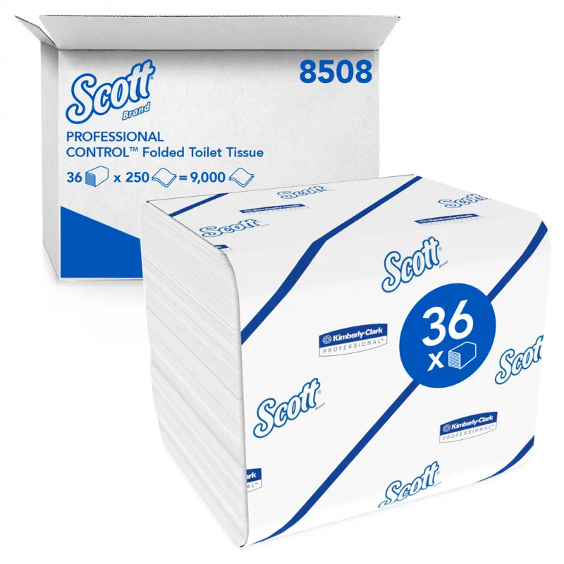 Kimberly-Clark Scott Control Einzelblatt-Toilettenpapier
