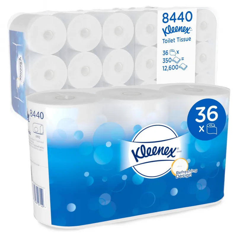 Kimberly-Clark Kleenex Standard-Toilettenpapierrollen