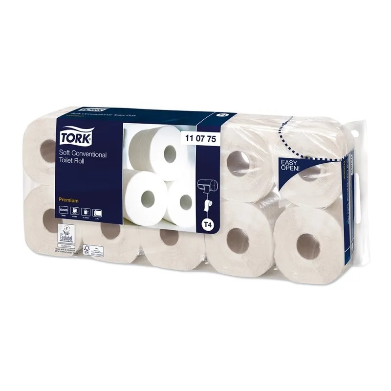 TORK weiches Kleinrollen Toilettenpapier Premium T4