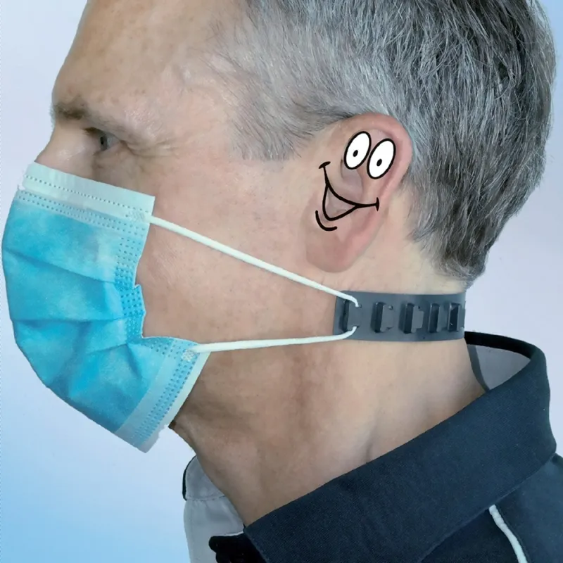 Ohren - Held Maskenhalterung transparent