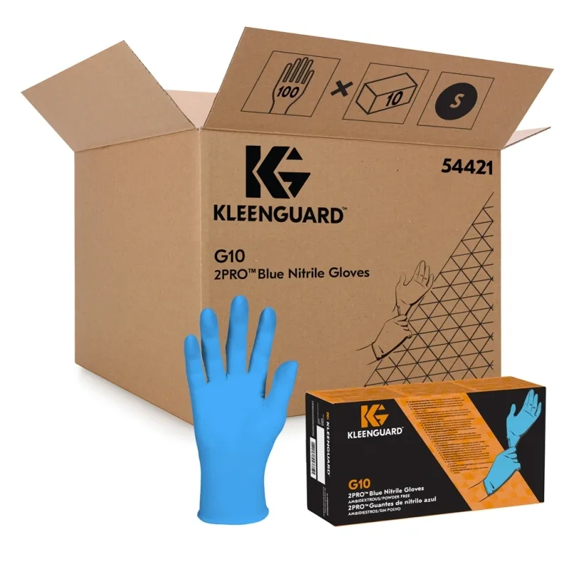 Kimberly-Clark KleenGuard G10 2PRO Blaue Nitril-Handschuhe