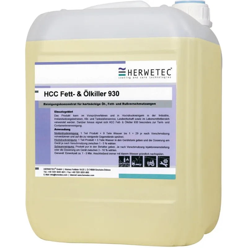 HERWETEC HCC Fett- & Ölkiller 930