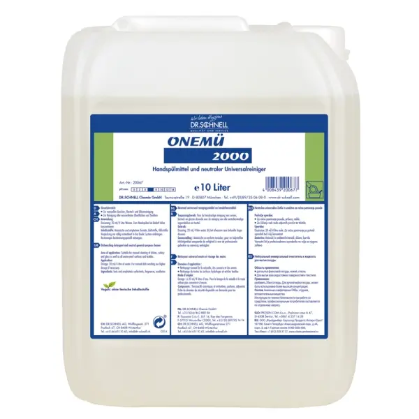 Dr.Schnell ONEMÜ 2000 neutraler Universalreiniger 10 l Kanister