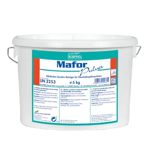 Dr.Schnell Mafor Pulver Geschirrspülmittel  5 kg Eimer