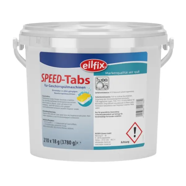 Eilfix Spülan Speed Tabs für Spülmaschinen 1 Eimer = 210 Tabs