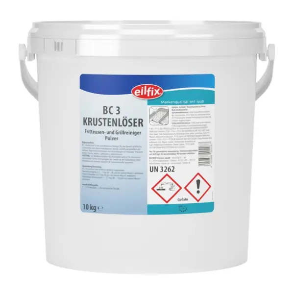 Eilfix BC3 - Krustenlöser Fritteusenreiniger Pulver 10 kg Eimer