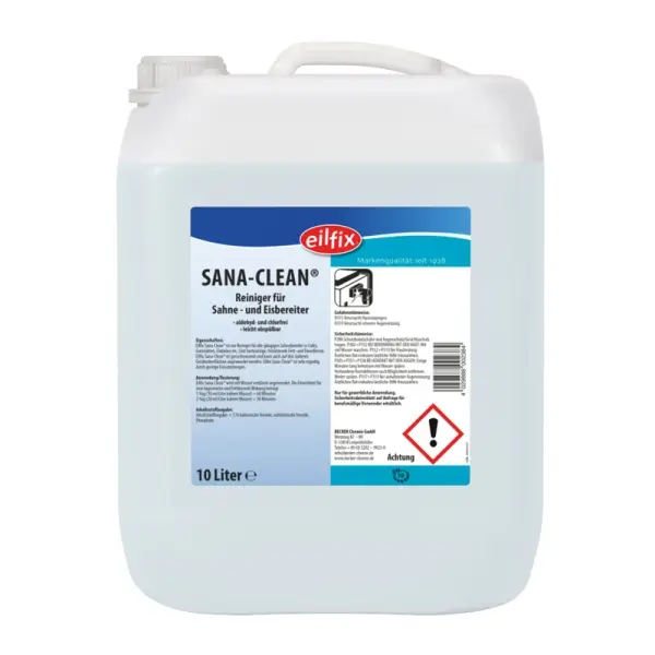 Eilfix Sana-Clean Sahnemaschinenreiniger Desinfektionsreiniger 5 l Kanister
