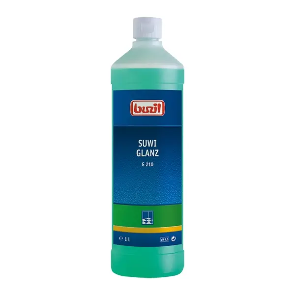Buzil Suwi Glanz G 210 Wischpflege auf Basis wasserunlöslicher Polymere und Wachse 1 l Flasche