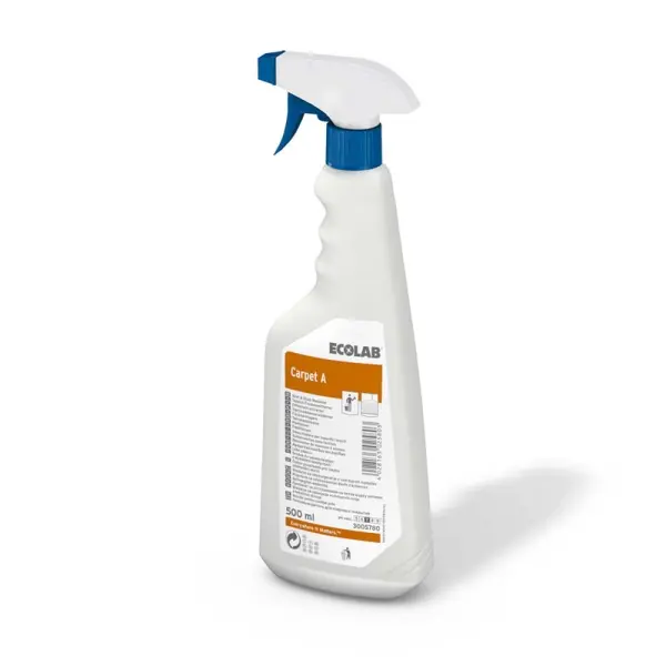 ECOLAB Carpet A Fleckenentferner für wasserlösliche Flecken 500 ml Flasche