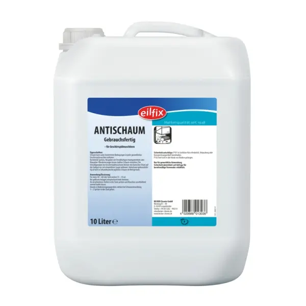 Eilfix Antischaum Entschäumer gebrauchsfertig 10 l Kanister