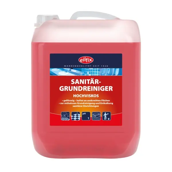 Eilfix Sanitärgrundreiniger hochviskos, auf Phosphorsäurebasis 10 l Kanister