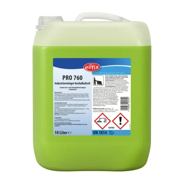 Eilfix Pro-760 Industriereiniger hochalkalisch 10 l Kanister