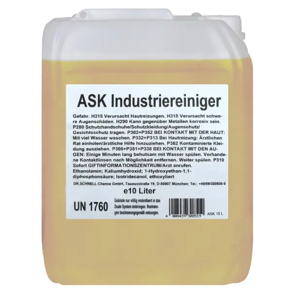 Dr.Schnell ASK Industriereiniger Intensiv-Großflächen-Reiniger 10 l Kanister