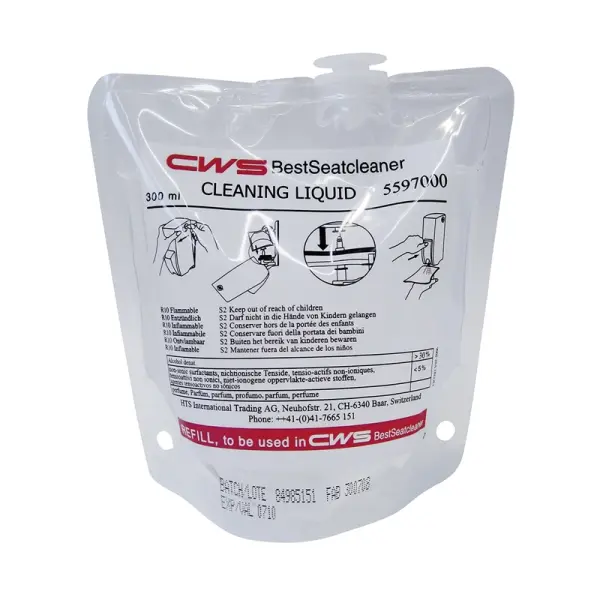 CWS SeatCleaner Toilettensitzreiniger DGHM-gelistet, mit Desinfektionsmittel 1 Karton = 12 x 300 ml Flasche