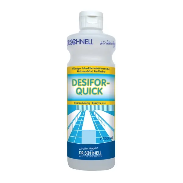 Dr.Schnell Desifor Quick Schnelldesinfektion DVG / VAH - gelistet 1 Karton = 6 x 500 ml Flasche