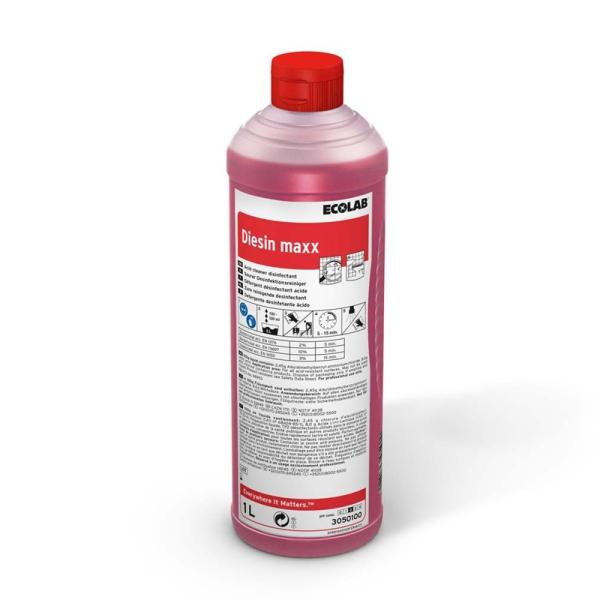 ECOLAB Diesin Maxx Desinfektionreiniger sauer 1 l Flasche