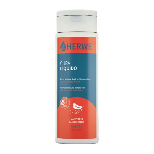 HERWE Cura Liquido Hautpflegelotion mit Bienenwachs 250 ml Flasche