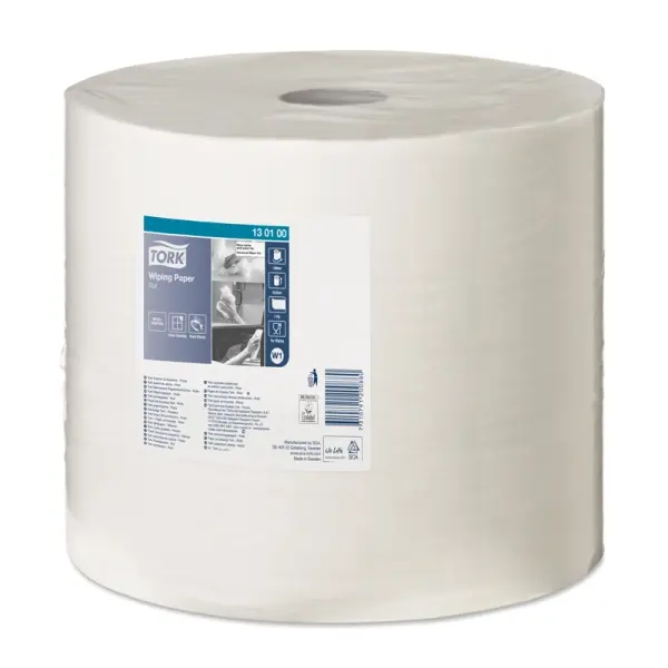 TORK Advanced Mehrzweck Papierwischtücher 1-lagig, weiß, Rolle = 1000 m 1 Paket = 1 Rolle