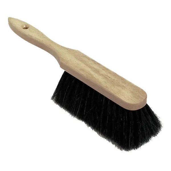 Stubenhandfeger Naturhaar Holzkörper klarlackiert 30 cm