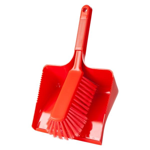 Haug Kehrgarnitur geschlitzt 35 cm rot