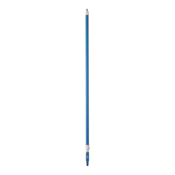 Vikan Teleskopstiel 1,60 - 2,78 m Wasserdurchlauf + Kupplung blau