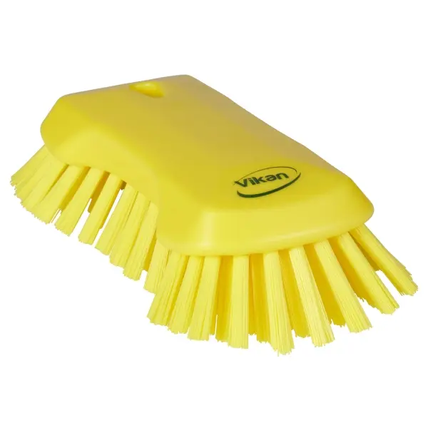 Vikan Handbürste XL 23 cm Waschbürste extra hart gelb