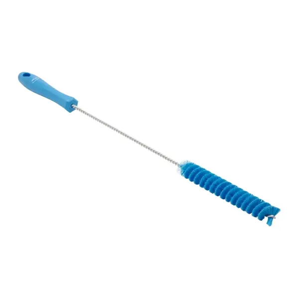 Vikan Rohrbürste medium, mit Stiel, 50 cm, d = 20 mm blau