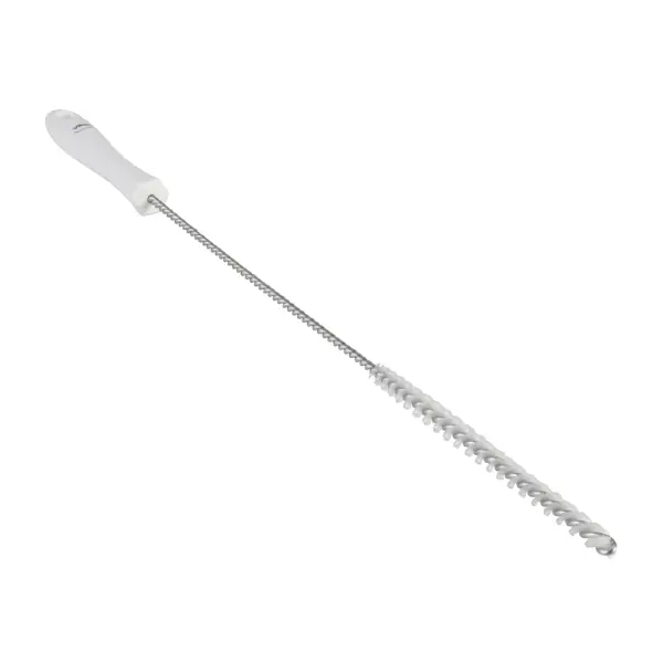 Vikan Rohrbürste hart, mit Stiel, 48 cm, d = 10 mm weiß