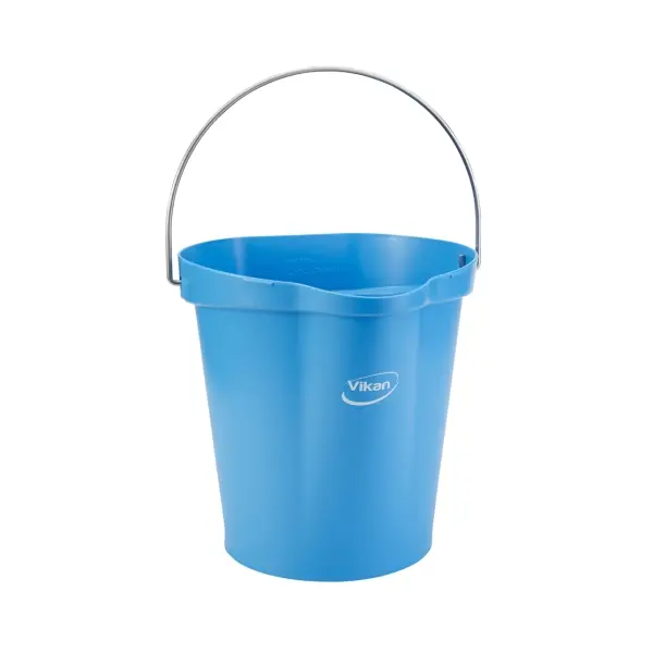 Vikan Kunstoffeimer 12 l mit Schnabel blau