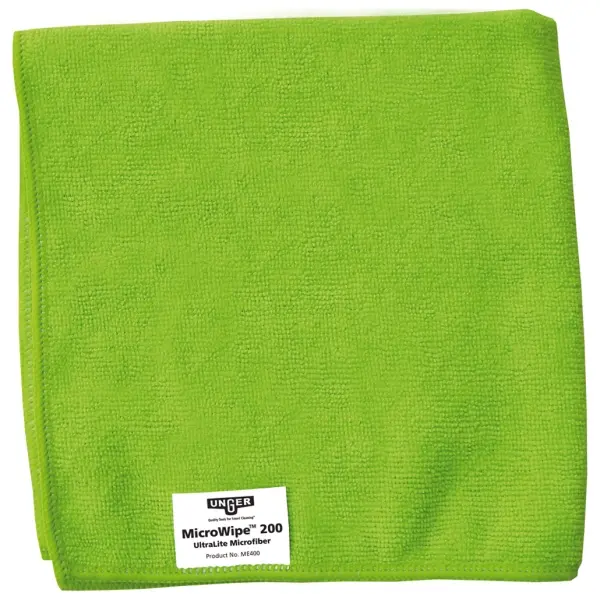 UNGER SmartColor MicroWipe 200 Microfasertuch 40 x 40 cm grün