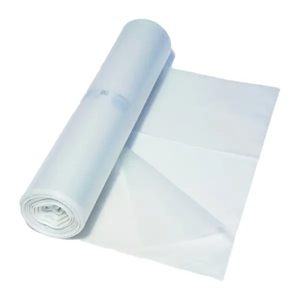 DEISS Abfallsäcke 70 l, 35 my, transparent 575 x 1000 mm, LDPE 1 Rolle = 25 Stück