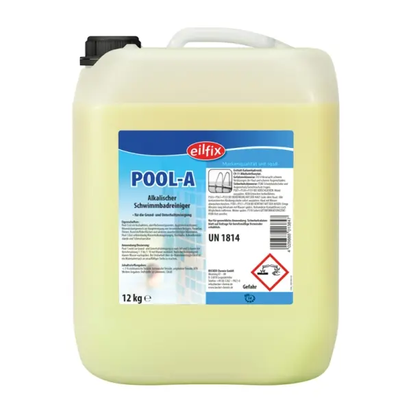 Eilfix POOL A – Schwimmbadreiniger alkalischer Spezialreiniger 12 kg Kanister