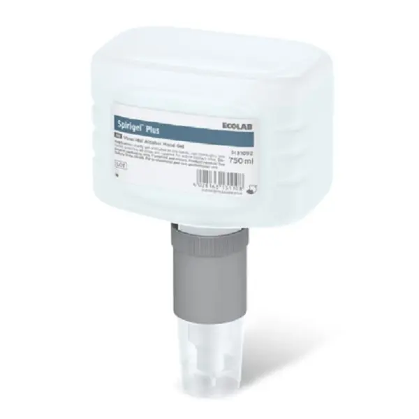 ECOLAB Spirigel Plus alkoholisches Händedesinfektionsgel 750 ml Flasche