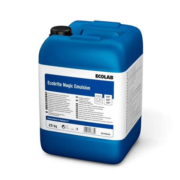 ECOLAB Ecobrite Magic Emulsion flüssig Konzentriertes Alleinwaschmittel 25 kg Kanister
