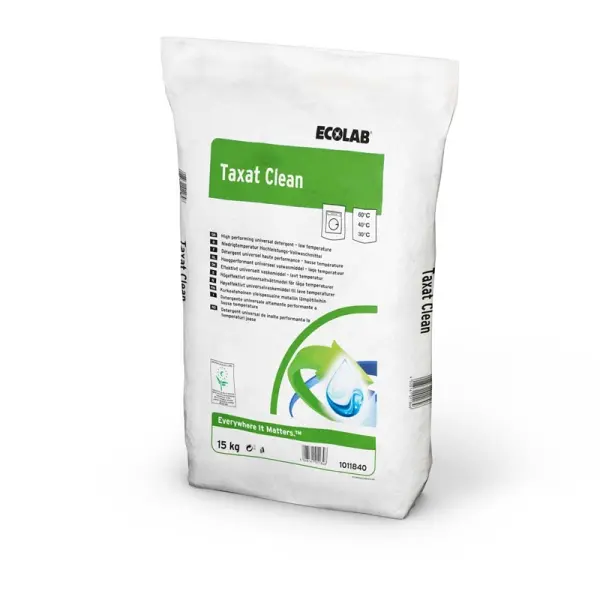 ECOLAB Taxat Clean hochwirksames Vollwaschmittel 15 kg Sack