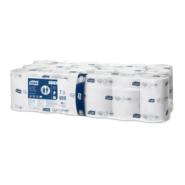 Tork OptiServe® Hülsenloses Toilettenpapier 2-lagig weiß T7 1 Pack = 24 Rollen