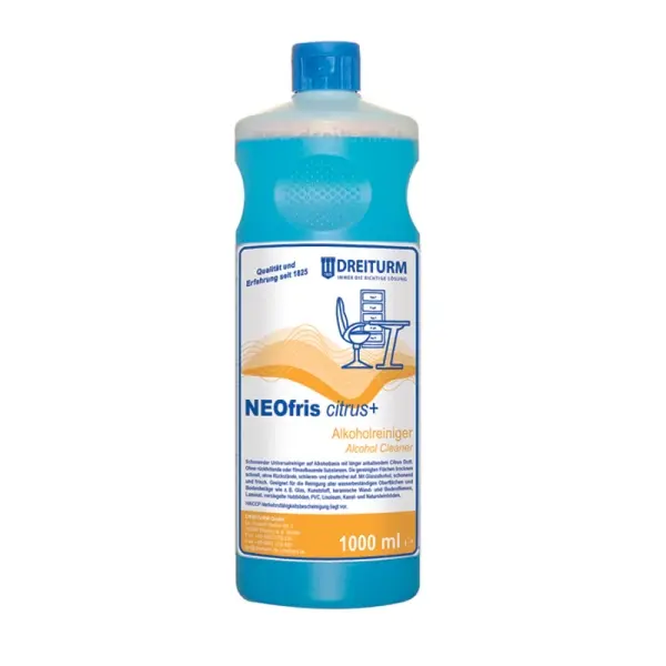 Dreiturm NEOfris citrus+ Alkoholreiniger mit Citrus- Duft 1 l Flasche