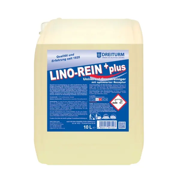 Dreiturm LINO- REIN + plus Grundreiniger für empfindliche Böden 10 l Kanister