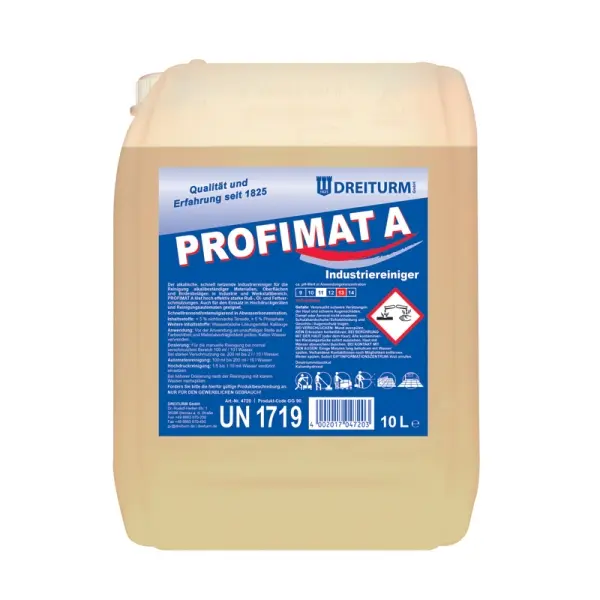 Dreiturm Profimat A alkalischer Industriereiniger 10 l Kanister