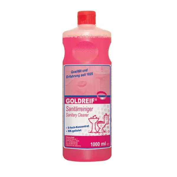 Dreiturm GOLDREIF Sanitärreiniger 5-fach HOCHKONZENTRAT 1 l Flasche