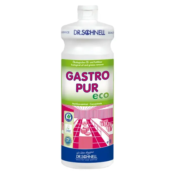 Dr.Schnell GASTRO PUR Eco Ökologischer Öl- und Fettlöser 1 l Flasche