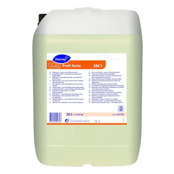 Diversey Clax Profi forte 36C1 flüssiges Alleinwaschmittel 20 l Kanister