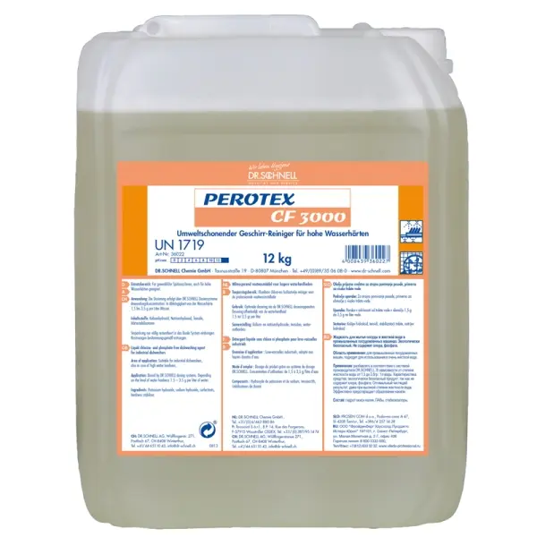 Dr.Schnell PEROTEX CF 3000 Reiniger für Geschirrspülmaschinen 25 kg Kanister