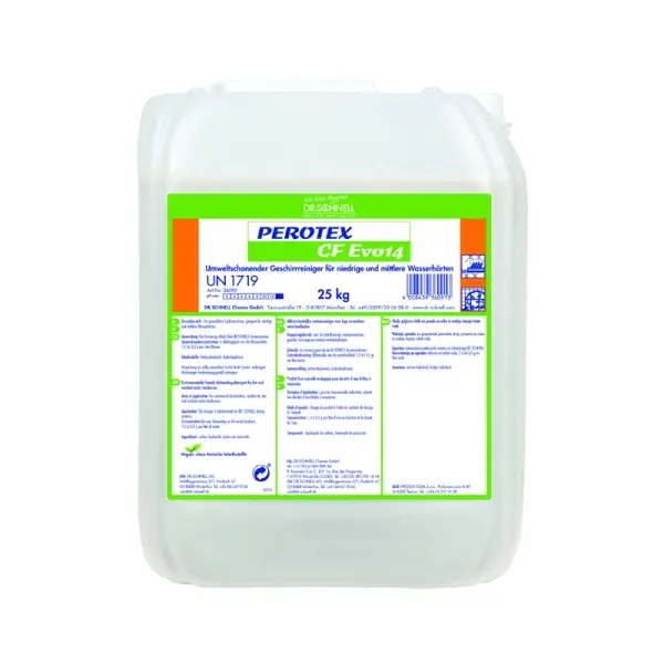 Dr.Schnell PEROTEX CF Evo14 umweltschonender Geschirrreiniger 25 kg Kanister