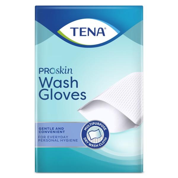 TENA ProSkin Wash Gloves Waschhandschuhe 16 x 25 cm, ungefüttert 1 Karton = 1200 Tücher