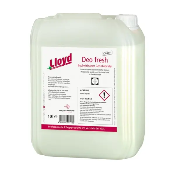 Lloyd Deo fresh classic Keimhemmender Geruchsbinder 10 l Kanister