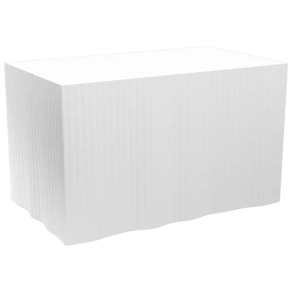 Duni Dunicel Table- Skirting 4 m x 72 cm, weiß 1 Karton = 5 Stück