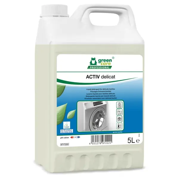 TANA green care ACTIV delicat Flüssigwaschmittel für empfindliche Textilien 5 l Kanister