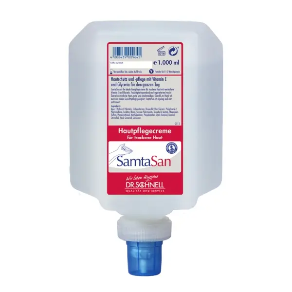 Dr.Schnell SAMTASAN Pflegecreme 1 l Flasche V10