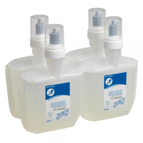 Kimberly-Clark Scott CONTROL Schaum-Handreiniger luxuriöse Schaumseife 1 Karton = 4 x 1,2 l Kartusche